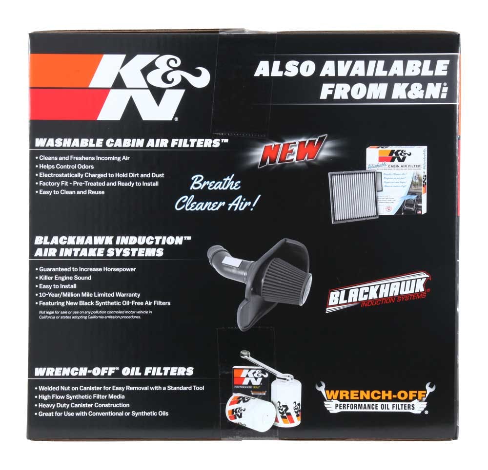 K&N 63-3082 Performance Air Intake System