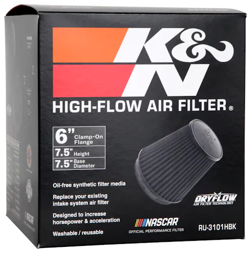 Filtro Dell'Aria Universale K&N RU-3120 - Lavabile E Riutilizzabile Per Filtro Dell'Aria Universale K&N RU-3120 - Lavabile E Riutilizzabile Per
