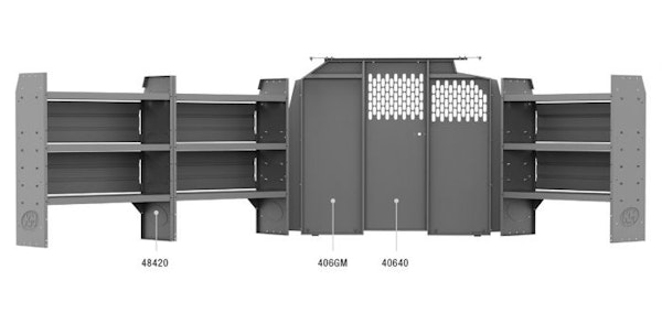 Kargomaster 4001C Base 46 H Shelves - GM SWB