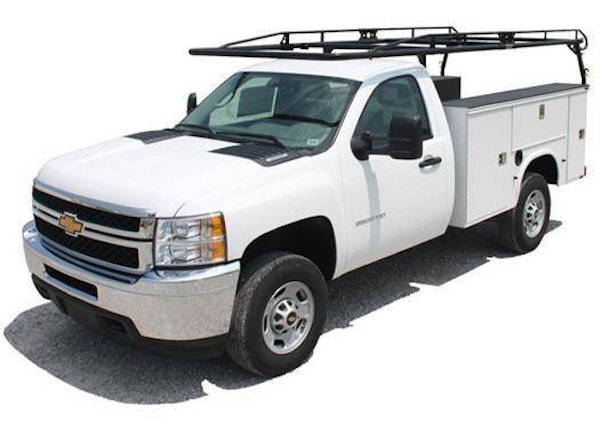 Kargomaster 78000 Pro II Heavy-Duty Side Channels - Std Cab Service Bodies - (8 Ft.) - Black