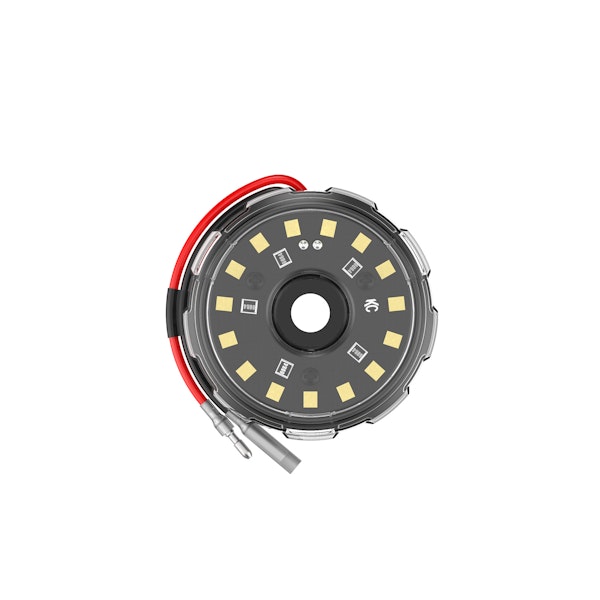 KC Hilites 1358 Cyclone V2 LED - Single Light - Clear Lens - 5W Flood Beam