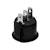 KC Hilites 3114 KC FLEX ERA Light Switch - 3-Position Rocker - Round - Black