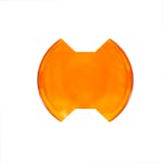 KC Hilites 5104 6" SlimLite LED - Light Shield - Amber