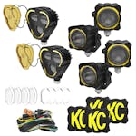 KC Hilites 97169 Hybrid Front Bumper LED Light Kit - SAE System