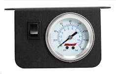 Kleinn Automotive Air Horns 1301 Illuminated 160 PSI Single Needle Dash Panel Gauge Kit with ON/OFF Switch