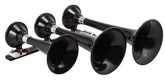 Kleinn Automotive Air Horns 230 The Beast™ black triple train horns with high impact ABS train horn trumpets