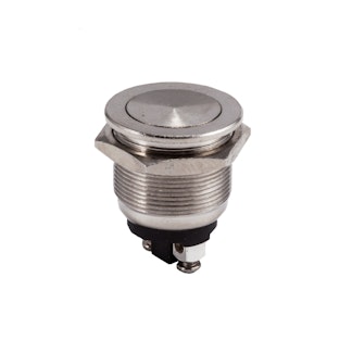 Kleinn Automotive Air Horns 320 The Terminator All metal ultra-flush mount push button with screw terminals