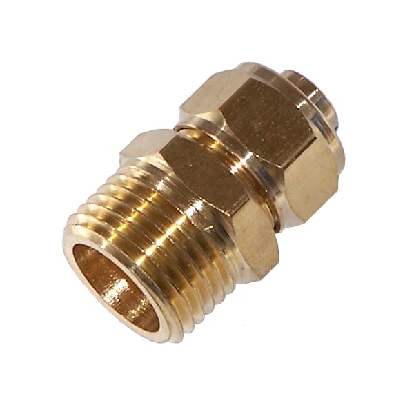 Kleinn Automotive Air Horns 51212 1/2in. M NPT Compression Fitting for 1/2in. O.D. Tube