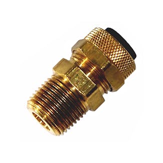 Kleinn Automotive Air Horns 51238 3/8in. M NPT Compression Fitting for 1/2in. O.D. Tube
