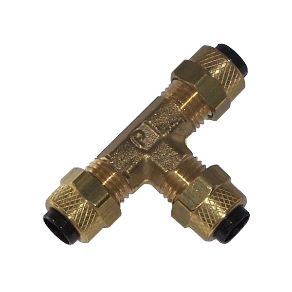 Kleinn Automotive Air Horns 53140 3-way Splitter for 1/4in. O.D. Tube