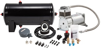 Kleinn Automotive Air Horns 6275 150 PSI sealed air system with 1.5 gallon air tank