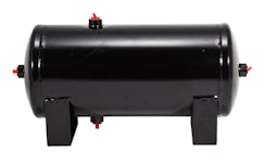 Kleinn Automotive Air Horns 6275RT Replacement 1.5 gallon; 5-port air tank for 6275; HK5; HK-EURO; HK6