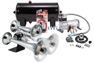 Kleinn Automotive Air Horns HK6 Pro Blaster™ Triple Train Horn Kit w/150 PSI Air Compressor/1.5 gal tank.