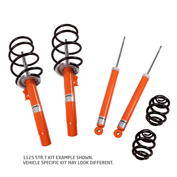 KONI North America 1125 1014 1125 KONI STR.T/Eibach Kit- 4 STR.T (orange) dampers, 4 Eibach lowering springs