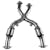 Kooks Custom Headers 11203260 Catted X-Pipe