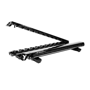 Kuat Innovations GRR6B Grip Ski Rack - Black Metallic with Gray Anodize ...