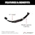 Lippert Components 125269 4-Leaf, double eye spring, 1400#, 21, 20.5, 2.38, 72-13