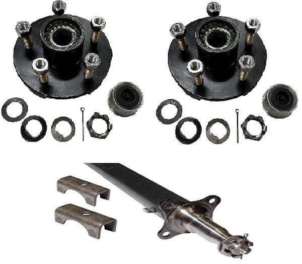 Lippert Components ST35ID-94-77-US-IHA-545-EZL 3.5K Straight Idler Axle Kit Lippert