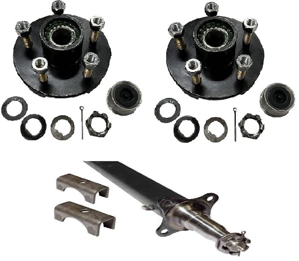Lippert Components ST35ID-95-83-US-IHA-545-EZL 3.5K Straight Idler Axle Kit Lippert