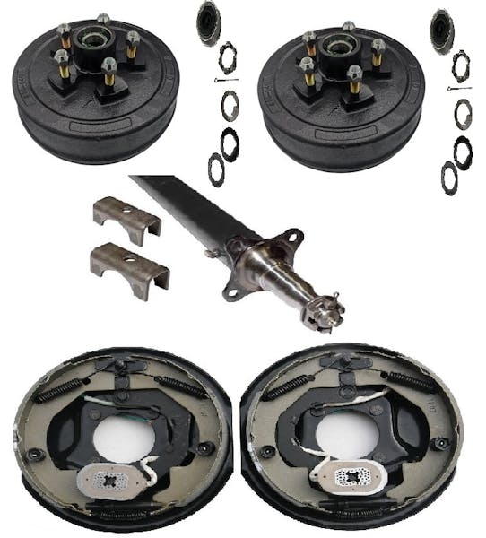 Lippert Components ST35BR-96-78-US-BDA-545-EZL 3.5K Straight Electric Brake Axle