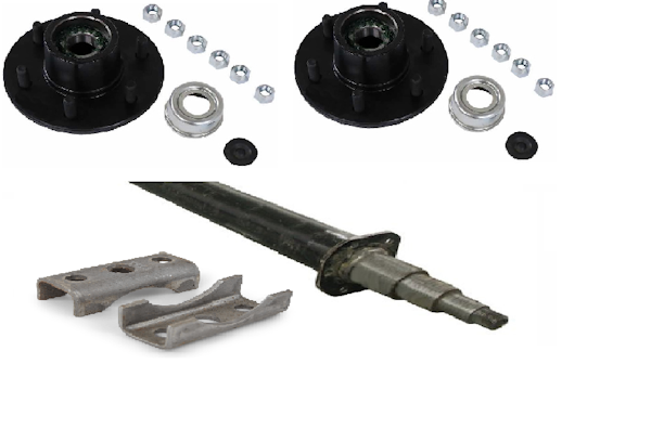 Lippert Components ST60ID-86-69-US-IHA-655-EZL 6K Straight Idler Axle Kit Lippert