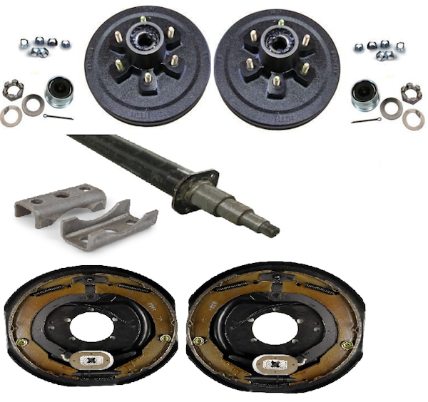 Lippert Components ST60BR-95-83-US-BDA-655-EZL 6K Straight Electric Brake Axle