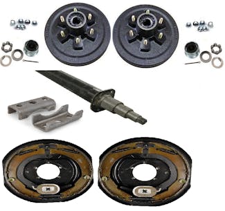 Lippert Components ST60BR-81-67-US-BDA-655-EZL 6K Straight Electric Brake Axle