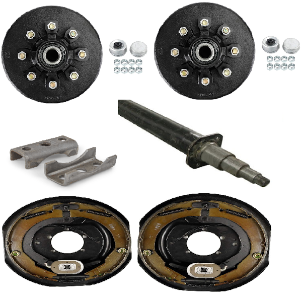 Lippert Components ST70BR-84-71-US-BDA-865-EZL 7K Straight Electric Brake Axle