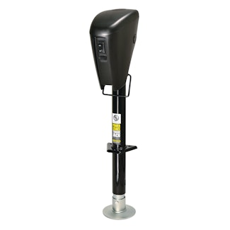 Lippert Components 813748 Power Stance™ 3500 RV Tongue Jack with Footpad (3,500-lb. Lift Capacity)