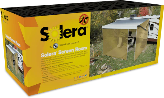 Lippert Components 362221 Solera® Universal RV Screen Room Kit (18')