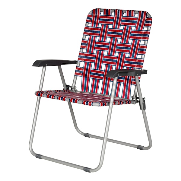 Lippert Components 2022301771 Lippert XL Webbed Lawn Chair - Red