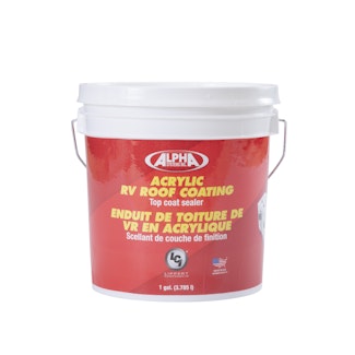 Lippert Components 862401 4034 Latex Roof Coating, White (1 Gallon)