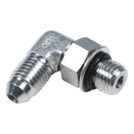 Lippert Components 113128 1/4 Hydraulic Fitting - 90 degree elbow (6801-04-04)