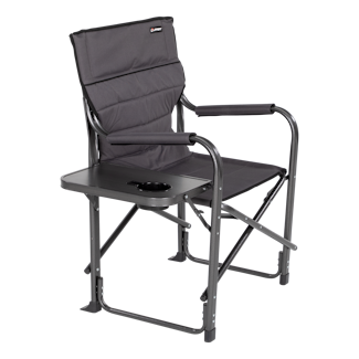 Lippert Components 2021123280 Scout Director's Chair with Side Table - Dark Grey