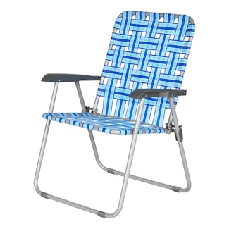 Lippert Components 2022301768 Lippert XL Webbed Lawn Chair - Blue