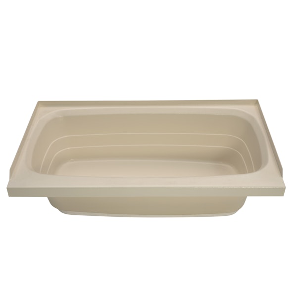 Lippert Components 209392 24 x 40 Bathtub; Right Drain - Parchment