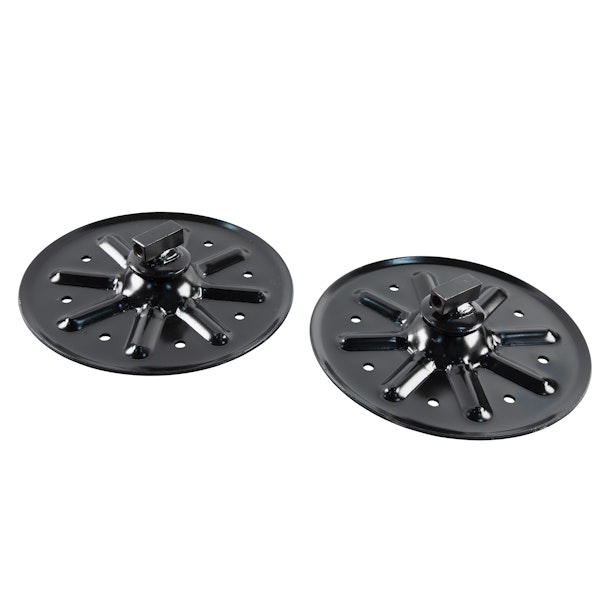 Lippert Components 314667 9 Round Foot Pads for Landing Gear Jacks (2-Pack)