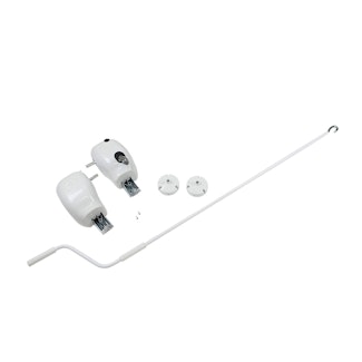 Lippert Components 333410 Pull Style Manual to Crank Style Manual Upgrade Kit, White