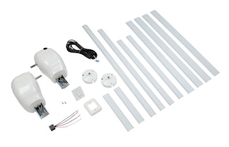 Lippert Components 329250 Manual Pull Style To Power Awning Conversion Kit, White
