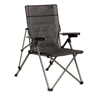 Lippert Components 2022120581 Lippert Sun Soaker™ Reclining Camping Chair - Dark Grey