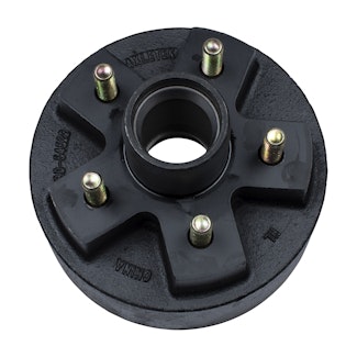 Lippert Components 814209 Lippert 7" Brake Drum Hub for 2,200-lb. Axle - 5 on 4.5"; 1/2" Stud