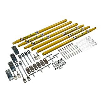 Lippert Components 191025 JT Strongarm Jack Stabilizer Kit, Travel Trailer