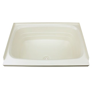 Lippert Components 209379 24 x 38 Bathtub; Center Drain - Parchment
