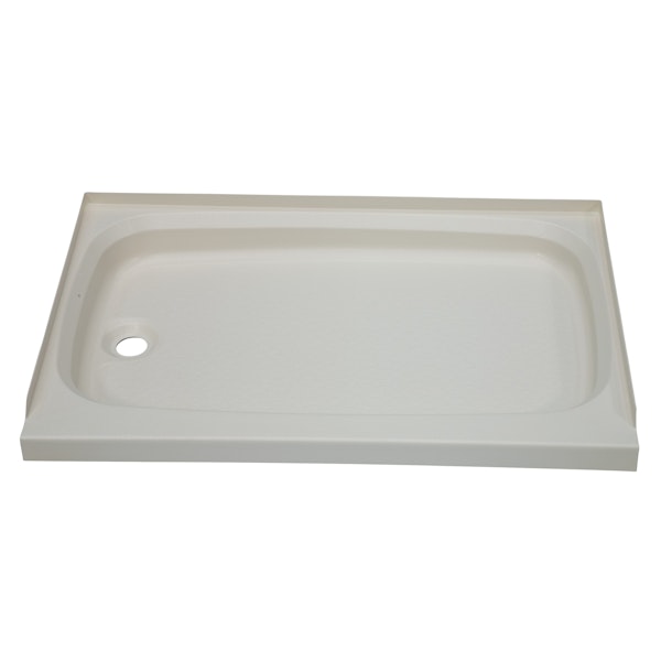 Lippert Components 209490 24 x 32 Shower Pan; Left Drain - Parchment