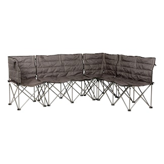 Lippert Components 2022120590 Lippert Campfire Folding Sectional Couch - Dark Grey