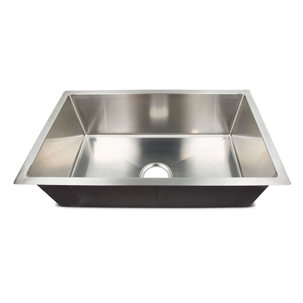 Lippert Components 385313 27X16X7 Stainless Steel Single Bowl Square Sink (Under Mount)