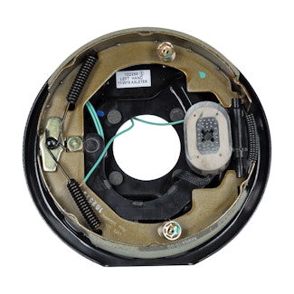 Lippert Components 297956 10'' x 2.25'' LH Electric Brake Assembly, 4-Bolt: 3500# axle (Retail Box)