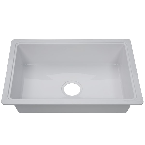 Lippert Components 809032 25 x 17 Single Bowl Sink - White