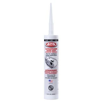 Lippert Components 862163 5160 Alphathane 100% Solids Non-Sag, Black - 9.8 Oz. Tube