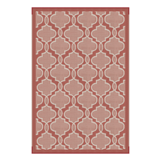 Lippert Components 2021028008 All Weather Patio Mat - 6' x 9' (Terracotta)